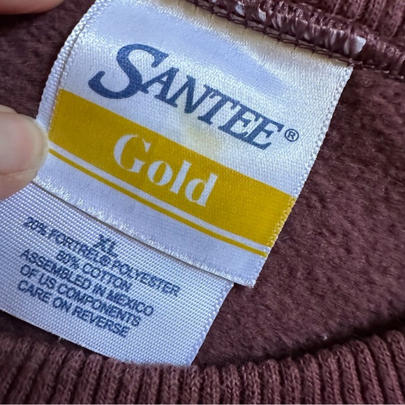 Vintage Virginia Tech Hokies Crewneck – Santee Gold – XL - Picture 5 of 7